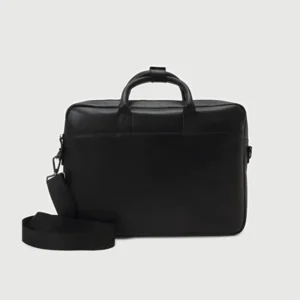 Muška kožna torba za laptop – elegantni model, crne boje Roman Office